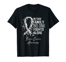 Load image into Gallery viewer, In This Family No One Fights Alone Shirt Brain Cancer
