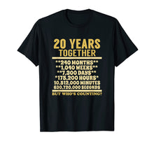 Load image into Gallery viewer, Funny shirts V-neck Tank top Hoodie sweatshirt usa uk au ca gifts for 20 Year Anniversary T Shirt 20th Wedding Gift Couples 3136039

