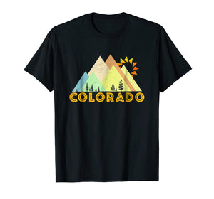 Funny shirts V-neck Tank top Hoodie sweatshirt usa uk au ca gifts for Retro Vintage Colorado T-Shirt-Distressed Shirt 2119159