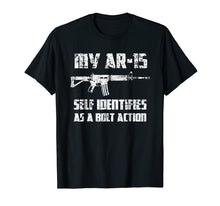 Load image into Gallery viewer, Funny shirts V-neck Tank top Hoodie sweatshirt usa uk au ca gifts for 2nd Amendment Pro Gun Shirts AR-15 Identifies As Bolt Action 832920
