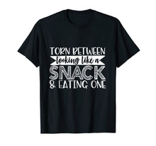 Load image into Gallery viewer, Funny shirts V-neck Tank top Hoodie sweatshirt usa uk au ca gifts for Torn Between Looking Like a Snack &amp; Eating One Funny TShirt 2350657
