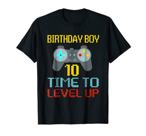 Funny shirts V-neck Tank top Hoodie sweatshirt usa uk au ca gifts for 10th Birthday Boy Shirt Video Game Gamer Boys Kids Gift 2511564
