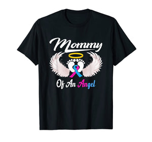 Funny shirts V-neck Tank top Hoodie sweatshirt usa uk au ca gifts for Gift Mommy of an Angel Miscarriage Awareness Infant Loss tee 1885880