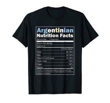 Load image into Gallery viewer, Funny shirts V-neck Tank top Hoodie sweatshirt usa uk au ca gifts for Argentina Shirt - Funny Argentinian Nutrition Facts Tshirt 1180296
