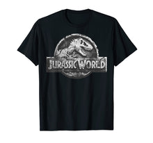 Load image into Gallery viewer, Funny shirts V-neck Tank top Hoodie sweatshirt usa uk au ca gifts for Jurassic World Two Distressed Stone Logo Graphic T-Shirt 721300
