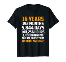 Load image into Gallery viewer, Funny shirts V-neck Tank top Hoodie sweatshirt usa uk au ca gifts for 16th Birthday Countdown 16 Years Old Being Awesome T-Shirt 2473734
