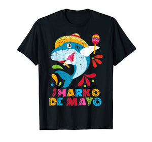 Funny shirts V-neck Tank top Hoodie sweatshirt usa uk au ca gifts for Funny Cinco De Mayo Mexican Shark Lover Maracas Fiesta Boys T-Shirt 2415867