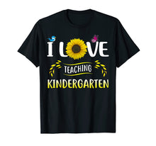 Load image into Gallery viewer, Funny shirts V-neck Tank top Hoodie sweatshirt usa uk au ca gifts for I Love Teaching Kindergarten T-Shirt Sunflower Teacher Shirt 2946039

