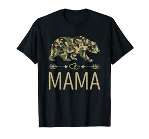 Funny shirts V-neck Tank top Hoodie sweatshirt usa uk au ca gifts for Mama Bear Camo Mother's Day Gift T-Shirt 1380930