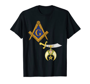 Funny shirts V-neck Tank top Hoodie sweatshirt usa uk au ca gifts for Mens Mason Shriner Split T Shirt Masonic Shrine Tee Blue Noble 2447729