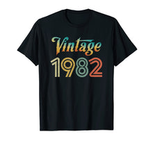Load image into Gallery viewer, Funny shirts V-neck Tank top Hoodie sweatshirt usa uk au ca gifts for Vintage 1982 T Shirt Best Year 1982 Original Genuine Classic 2592169
