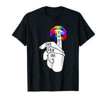 Load image into Gallery viewer, Funny shirts V-neck Tank top Hoodie sweatshirt usa uk au ca gifts for Funny LGBT Shirt-Rainbow Color Pride Lips T-Shirt 1408933
