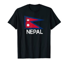 Load image into Gallery viewer, Funny shirts V-neck Tank top Hoodie sweatshirt usa uk au ca gifts for Nepalese Nepali Flag T-Shirt | Vintage Made In Nepal Gift 2493819
