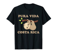 Load image into Gallery viewer, Funny shirts V-neck Tank top Hoodie sweatshirt usa uk au ca gifts for Pura Vida Sloth Shirt Costa Rica 821918
