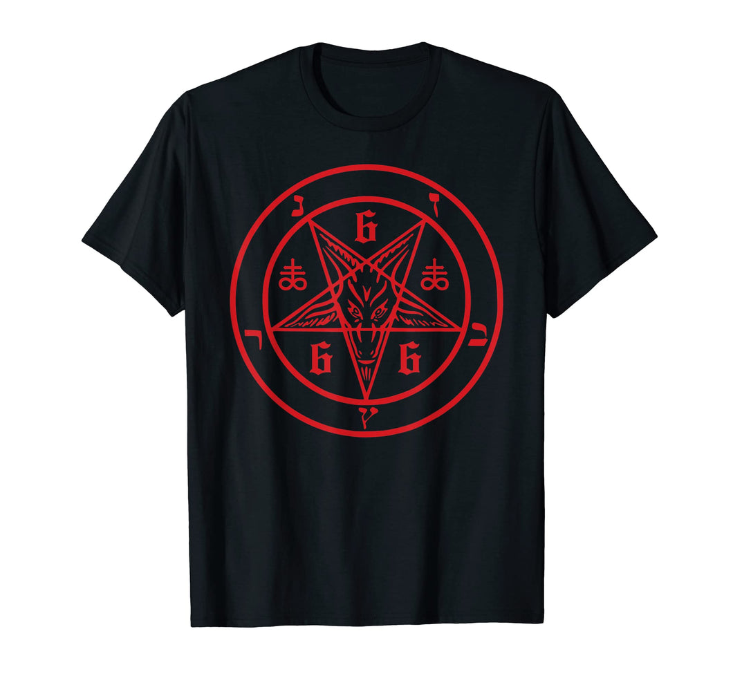 Funny shirts V-neck Tank top Hoodie sweatshirt usa uk au ca gifts for Satanic Pentagram 666 (Sigil of the Devil) Baphomet T-Shirt 487578