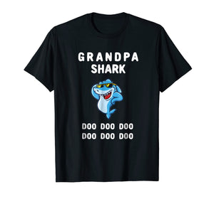 Funny shirts V-neck Tank top Hoodie sweatshirt usa uk au ca gifts for Grandpa Shark T-shirt Doo Doo Doo - Grandpa Shark Gift Shirt 1017771