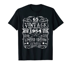 Funny shirts V-neck Tank top Hoodie sweatshirt usa uk au ca gifts for Made In 1954 65 Years Old Vintage 65th Birthday Gift T-Shirt 1149197
