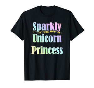 Funny shirts V-neck Tank top Hoodie sweatshirt usa uk au ca gifts for Sparkly Unicorn Princess T-shirt for Women and Girls 1832774