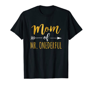Funny shirts V-neck Tank top Hoodie sweatshirt usa uk au ca gifts for Mom of MR. Onederful T-Shirt Funny 1st birthday 713709