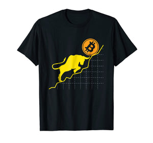 Funny shirts V-neck Tank top Hoodie sweatshirt usa uk au ca gifts for Bitcoin Trader Crypto Asset Trader Bull Trend Art T-Shirt 281047