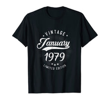 Load image into Gallery viewer, Funny shirts V-neck Tank top Hoodie sweatshirt usa uk au ca gifts for Retro Vintage January 1979 T-Shirt 1979 Birthday Gifts 2083876
