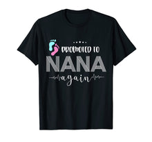 Load image into Gallery viewer, Funny shirts V-neck Tank top Hoodie sweatshirt usa uk au ca gifts for Promoted to Nana Again T-Shirt Grandma Mommy Family Gifts 281281
