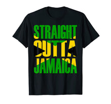 Load image into Gallery viewer, Funny shirts V-neck Tank top Hoodie sweatshirt usa uk au ca gifts for Straight Outta Jamaica Gift Flag Pride T-Shirt 1597565
