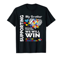 Load image into Gallery viewer, Funny shirts V-neck Tank top Hoodie sweatshirt usa uk au ca gifts for Autism Awareness Brother Sister Shirt 1867637
