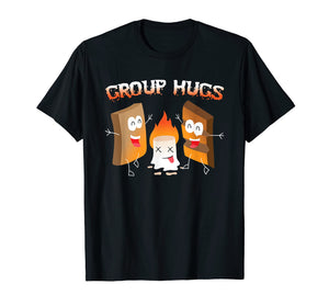 Funny shirts V-neck Tank top Hoodie sweatshirt usa uk au ca gifts for Group Hug Smores T-Shirt Chocolate Marshmallow Camping Tee 2467548