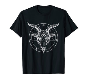 Funny shirts V-neck Tank top Hoodie sweatshirt usa uk au ca gifts for Baphomet Black Magic Satanic Devil T-Shirt Black Temple 1259038