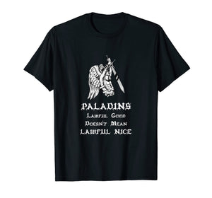 Funny shirts V-neck Tank top Hoodie sweatshirt usa uk au ca gifts for RPG T-Shirt Paladin d20 Gamer Funny Roleplaying Gift 2145180