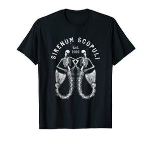 Funny shirts V-neck Tank top Hoodie sweatshirt usa uk au ca gifts for Goth Punk Siren Mermaid Skeleton Sirenum Scopuli Skull Shirt 2603139
