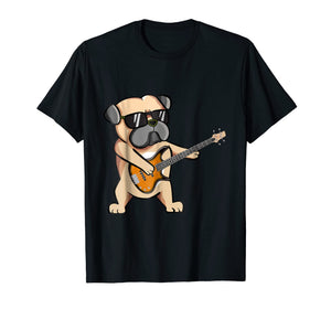 Funny shirts V-neck Tank top Hoodie sweatshirt usa uk au ca gifts for funny pug dog pet bass guitar bassist tshirt 1161589