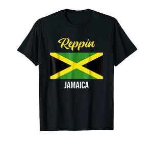Funny shirts V-neck Tank top Hoodie sweatshirt usa uk au ca gifts for Jamaica Flag Reppin West Indies T Shirt 1925589
