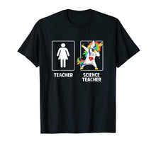Load image into Gallery viewer, Science Teacher Unicorn Dabbing Funny T Shirt Gifts Dab Dabs
