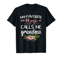Load image into Gallery viewer, Funny shirts V-neck Tank top Hoodie sweatshirt usa uk au ca gifts for My Favorite Nurse Calls Me Grandma T-Shirt Flowers Shirt 1011391

