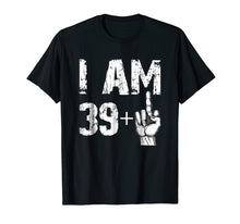 Load image into Gallery viewer, Funny shirts V-neck Tank top Hoodie sweatshirt usa uk au ca gifts for I Am 39 Plus Middle Finger T Shirt Funny 40th Birthday Gift 1335912
