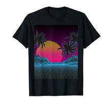 Load image into Gallery viewer, Funny shirts V-neck Tank top Hoodie sweatshirt usa uk au ca gifts for Vaporwave Aesthetic Sunset Mountains Palms Retro T Shirt 3370954
