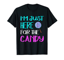 Load image into Gallery viewer, Funny shirts V-neck Tank top Hoodie sweatshirt usa uk au ca gifts for I&#39;m Just Here For The Candy T-shirt Halloween Funny 2872532
