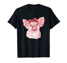Load image into Gallery viewer, Funny shirts V-neck Tank top Hoodie sweatshirt usa uk au ca gifts for Pig Bandana cute t-shirt for Girl and Women Pig Lover Gifts 885017
