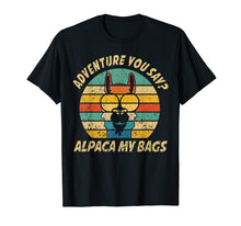 Load image into Gallery viewer, Funny shirts V-neck Tank top Hoodie sweatshirt usa uk au ca gifts for Vintage Alpaca Adventure You Say? Alpaca My Bags! T-Shirt 1366834
