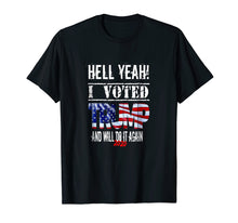 Load image into Gallery viewer, Funny shirts V-neck Tank top Hoodie sweatshirt usa uk au ca gifts for Trump 2020 T-shirt I Voted Trump MAGA Shirt Flag Tee 2129616
