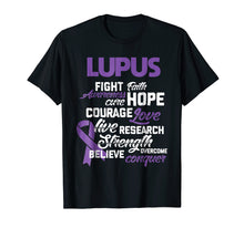 Load image into Gallery viewer, Funny shirts V-neck Tank top Hoodie sweatshirt usa uk au ca gifts for Lupus Awareness Shirts Believe Wear Purple Ribbon Gifts 838061
