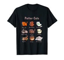 Load image into Gallery viewer, Potter Cats t-shirt, Funny Gifts For Cat Lovers Tshirt
