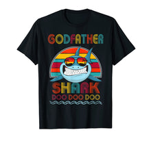 Load image into Gallery viewer, Funny shirts V-neck Tank top Hoodie sweatshirt usa uk au ca gifts for Retro Vintage Godfather Shark Tshirt Funny Gifts Family 1946408
