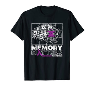 Funny shirts V-neck Tank top Hoodie sweatshirt usa uk au ca gifts for Memory Matters Alzheimers Awareness Shirt Alzheimers Shirt 3063597