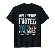 Load image into Gallery viewer, Trump 2020 Shirt I Voted Trump Flag Tee Maga Shirt
