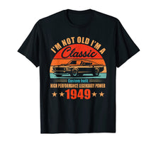 Load image into Gallery viewer, Funny shirts V-neck Tank top Hoodie sweatshirt usa uk au ca gifts for 70th Birthday Gift Ideas Classic 1949 T-shirt for Men Women 244287
