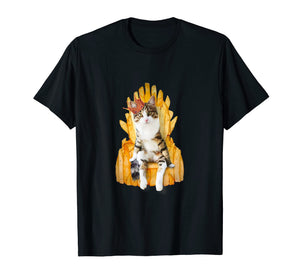 Funny shirts V-neck Tank top Hoodie sweatshirt usa uk au ca gifts for Cat on a Throne Shirt Funny Cat Lover T Shirt Gifts 3056951