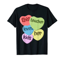 Load image into Gallery viewer, Funny shirts V-neck Tank top Hoodie sweatshirt usa uk au ca gifts for This Teacher Loves Her Kids Shirt Teach Valentines Day Gift 1963230
